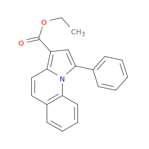 Pyrrolo[1,2-a]quinoline-3-carboxylic acid, 1-phenyl-, ethyl ester