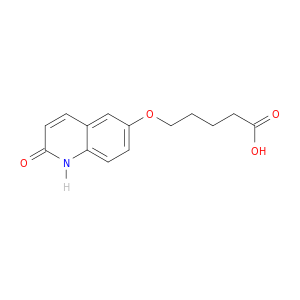 Pentanoic acid, 5-[(1,2-dihydro-2-oxo-6-quinolinyl)oxy]-