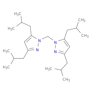 1H-Pyrazole, 1,1'-methylenebis[3,5-bis(2-methylpropyl)-