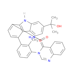 7-(2-羟丙烷-2-基)-4-[2-甲基-3-(4-氧代喹唑啉-3(4H)-基)苯基]-9H-咔唑-1-甲酰胺
