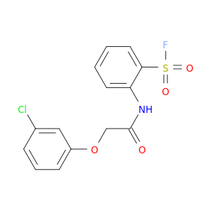 Benzenesulfonylfluoride, 2-[[2-(3-chlorophenoxy)acetyl]amino]-