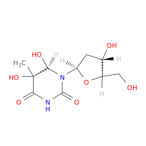 Thymidine, 5,6-dihydro-5,6-dihydroxy-, (5R,6R)-