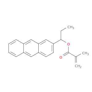 2-Propenoic acid, 2-methyl-, 1-(2-anthracenyl)propyl ester