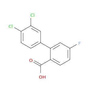 2-(3,4-dichlorophenyl)-4-fluorobenzoic acid