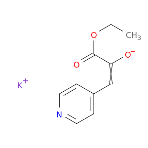 potassium 3-ethoxy-3-oxo-1-(pyridin-4-yl)prop-1-en-2-olate