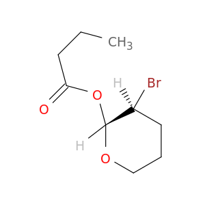 Butanoic acid, (2R,3S)-3-bromotetrahydro-2H-pyran-2-yl ester