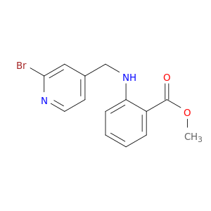 Benzoic acid, 2-[[(2-bromo-4-pyridinyl)methyl]amino]-, methyl ester