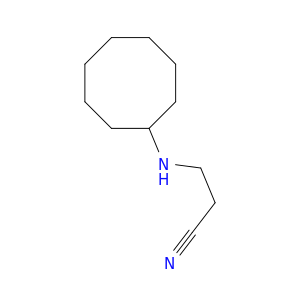 Propanenitrile,3-(cyclooctylamino)-