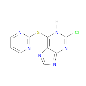 1H-Purine, 2-chloro-6-(2-pyrimidinylthio)-
