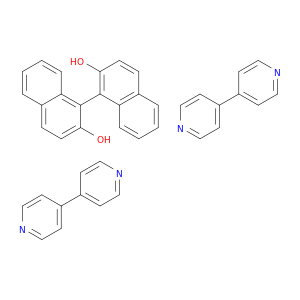 [1,1'-Binaphthalene]-2,2'-diol, compd. with 4,4'-bipyridine (1:2)