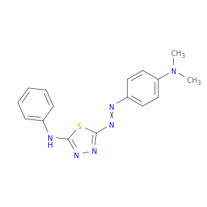 1,3,4-Thiadiazol-2-amine, 5-[[4-(dimethylamino)phenyl]azo]-N-phenyl-