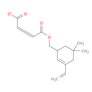 2,3-Pentadienedioic acid, 3-ethenyl-5,5-dimethyl-2-cyclohexen-1-ylmethyl ester