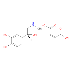 4-[(1R)-1-HYDROXY-2-METHYLAMINO-ETHYL]BENZENE-1,2-DIOL MALEATE
