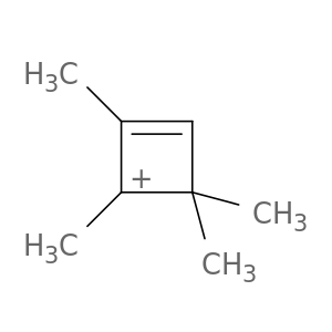 Cyclobutenylium, 1,2,4,4-tetramethyl-