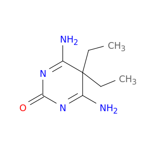 2(5H)-Pyrimidinone, 4,6-diamino-5,5-diethyl-