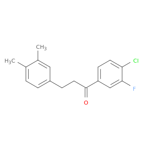4'-CHLORO-3-(3,4-DIMETHYLPHENYL)-3'-FLUOROPROPIOPHENONE
