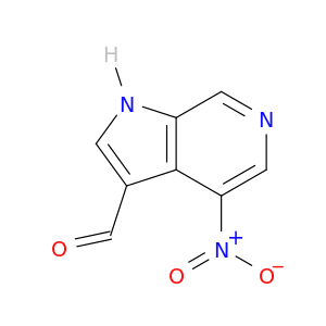 4-硝基-1H-吡咯罗[2,3-C]吡啶-3-羧醛