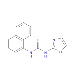 1-naphthalen-1-yl-3-(1,3-oxazol-2-yl)urea