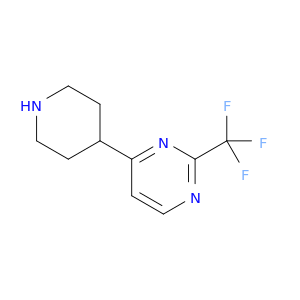 PYRIMIDINE, 4-(4-PIPERIDINYL)-2-(TRIFLUOROMETHYL)-