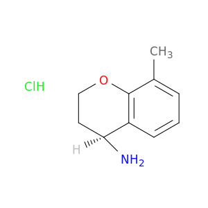 (4S)-8-甲基-3,4-二氢-2H-1-苯并吡喃-4-胺盐酸盐