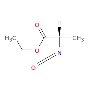 Propanoic acid, 2-isocyanato-, ethyl ester, (2S)-