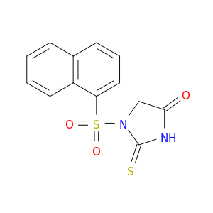4-Imidazolidinone, 1-(1-naphthalenylsulfonyl)-2-thioxo-
