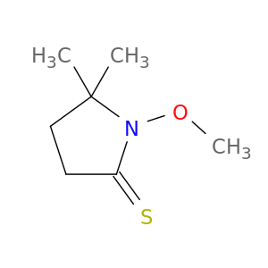 2-Pyrrolidinethione, 1-methoxy-5,5-dimethyl-