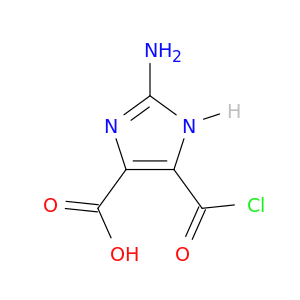 1H-咪唑-4-羧酸,2-氨基-5-(氯羰基)-