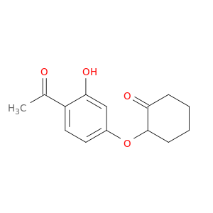 Cyclohexanone, 2-(4-acetyl-3-hydroxyphenoxy)-