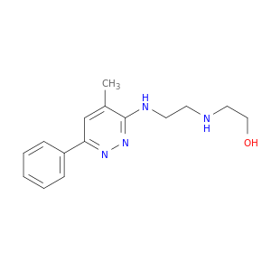 Ethanol, 2-[[2-[(4-methyl-6-phenyl-3-pyridazinyl)amino]ethyl]amino]-