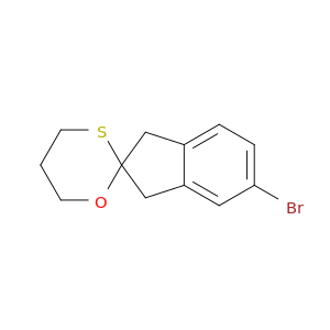 Spiro[1H-indene-1,2'-[1,3]oxathiane],5-bromo-2,3-dihydro-