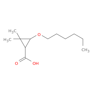 Cyclopropanecarboxylic acid, 3-(hexyloxy)-2,2-dimethyl-