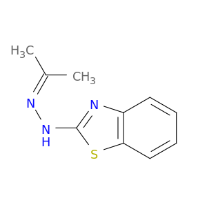 N-(PROPAN-2-YLIDENEAMINO)BENZOTHIAZOL-2-AMINE