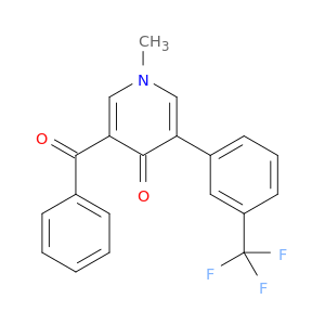 4(1H)-Pyridinone, 3-benzoyl-1-methyl-5-[3-(trifluoromethyl)phenyl]-