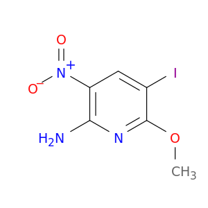 2-Pyridinamine,5-iodo-6-methoxy-3-nitro-