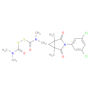 [disulfanediylbis(carbonylnitrilo)]tetramethane- 3-(3,5-dichlorophenyl)-1,5-dimethyl-3-azabicyclo[3.1.0]hexane-2,4-dione(1:1)