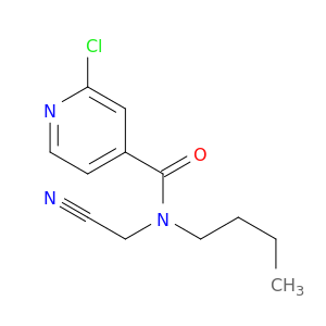 4-Pyridinecarboxamide, N-butyl-2-chloro-N-(cyanomethyl)-