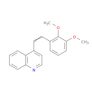 Quinoline,4-[2-(2,3-dimethoxyphenyl)ethenyl]-