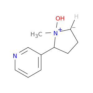 1-hydroxy-1-methyl-5-(pyridin-3-yl)pyrrolidin-1-ium-2-ide