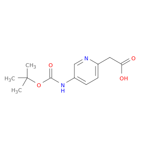 2-(5-{[(tert-butoxy)carbonyl]amino}pyridin-2-yl)acetic acid