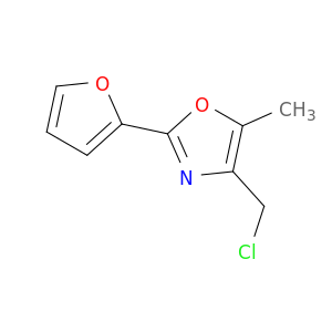 4-(氯甲基)-2-(2-呋喃基)-5-甲氧唑