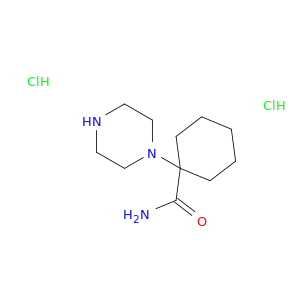 1-(Piperazin-1-yl)cyclohexane-1-carboxamide dihydrochloride