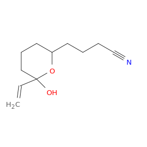 2H-Pyran-2-butanenitrile, 6-ethenyltetrahydro-6-hydroxy-