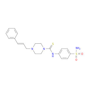 N-[4-(氨基磺酰基)苯基]-4-(3-苯基-2-丙烯-1-基)-1-哌嗪甲硫酰胺