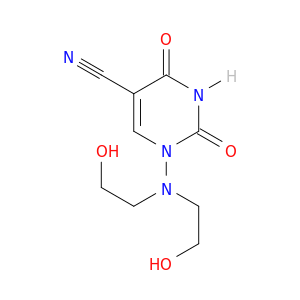 1-[bis(2-hydroxyethyl)amino]-2,4-dioxo-1,2,3,4-tetrahydropyrimidine-5-carbonitrile