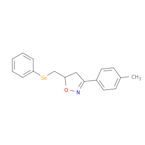 Isoxazole, 4,5-dihydro-3-(4-methylphenyl)-5-[(phenylseleno)methyl]-