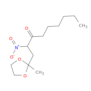 3-Nonanone, 1-(2-methyl-1,3-dioxolan-2-yl)-2-nitro-