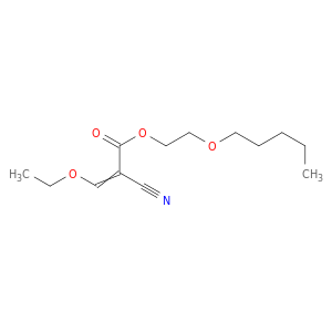 2-Propenoic acid, 2-cyano-3-ethoxy-, 2-(pentyloxy)ethyl ester