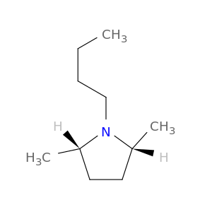 Pyrrolidine, 1-butyl-2,5-dimethyl-, cis-