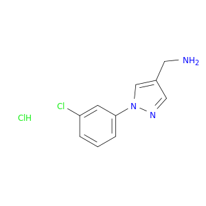 [1-(3-Chlorophenyl)-1H-pyrazol-4-yl]methanamine Hydrochloride